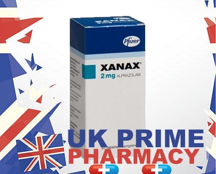 A vertical poster (origami style) on english theme Buy Pfizer Xanax uk
